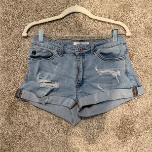 Denim Distressed Women Shorts